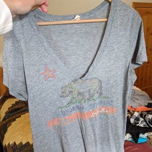 Extra Soft Graphic V-Neck Hollister Tee